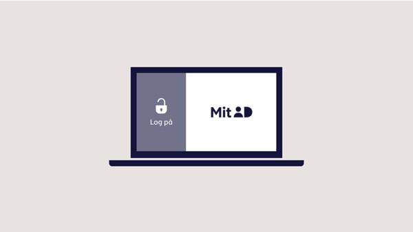 Login med MitID til Fordringshaverportalen
